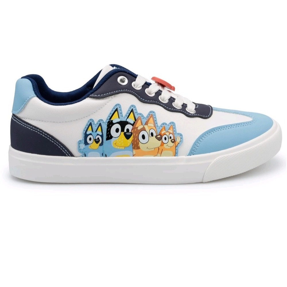 Ground Up Bluey Women's Low Top Sneakers Size 8 Blue New With Tags NWT